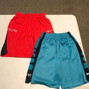 Nike Elite Basketball shorts. Size Youth Large.
